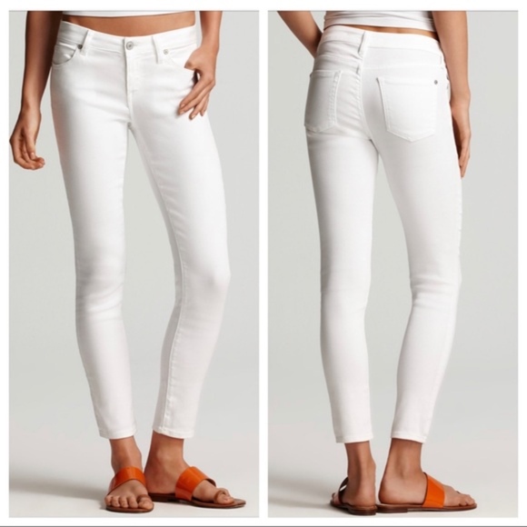 Vince Denim - Vince Jeans Crop Skinny Ankle White 26